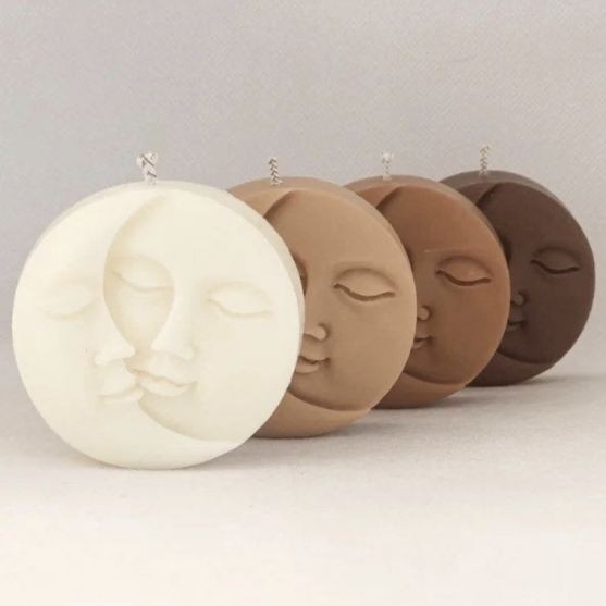 شمع تزئینی طرح ماه