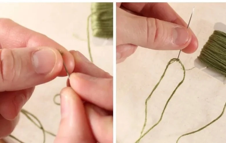 چگونه سوزن گلدوزی را نخ کنیم