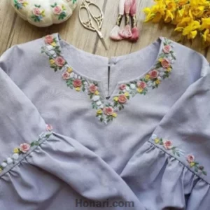 طرح گلدوزی لباس