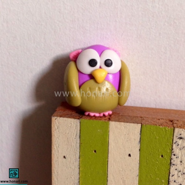 آموزش عروسک خمیری جغد-مرحله 21 طبق دستور پخت نوشته شده روی جعبه خمیر ، آن را حرارت میدهیم