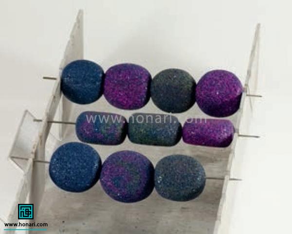 دستبند با مهره های خمیری-مرحله 7 به این صورت.