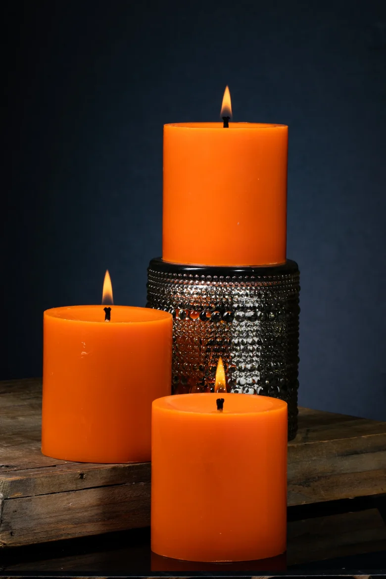 شمع نارنجی در فنگ شویی