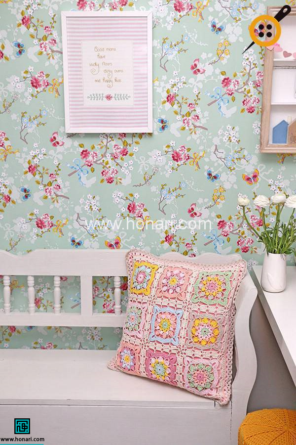 آموزش بافت روبالشی موتیف دکوراتیو