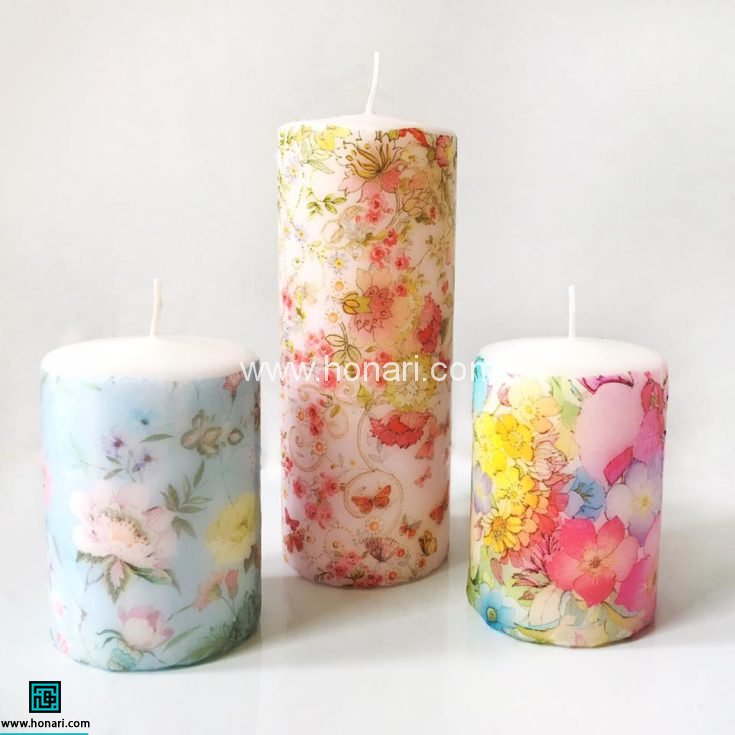 آموزش ساخت شمع به روش دکوپاژ