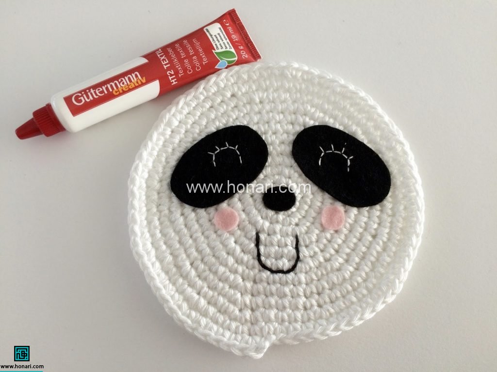 آموزش بافت کیف به شکل پاندا