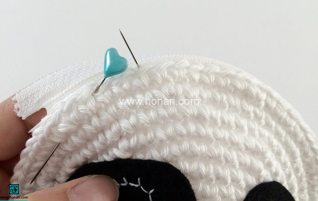 آموزش بافت کیف به شکل پاندا