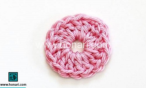 آموزش بافت روبالشی موتیف دکوراتیو