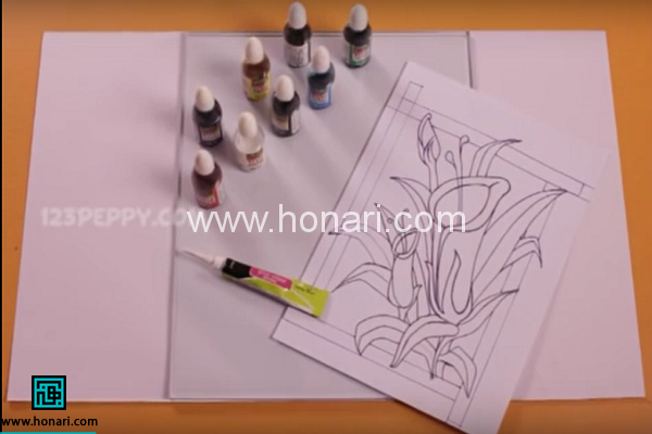 آموزش ویترای روی شیشه