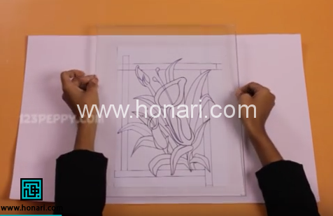 آموزش ویترای روی شیشه