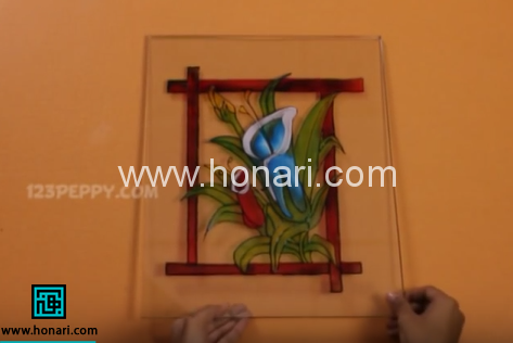 آموزش ویترای روی شیشه