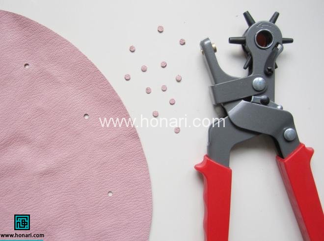 آموزش دوخت کیف چرم زنانه دست دوز