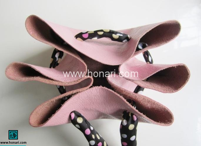 آموزش دوخت کیف چرم زنانه دست دوز