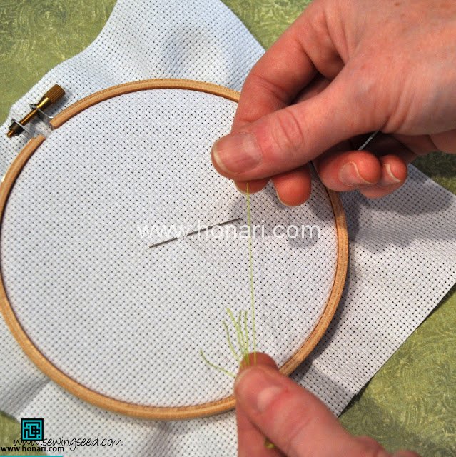 آموزش شماره دوزی روی لباس