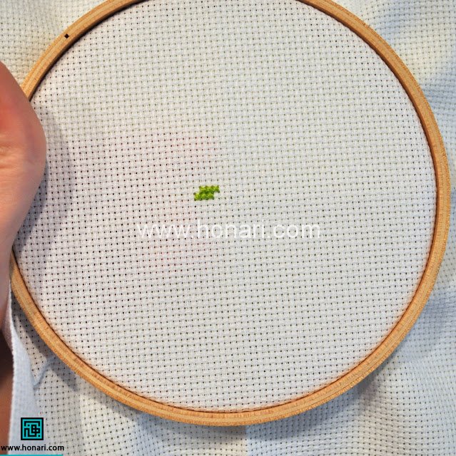 شماره دوزی روی پارچه معمولی