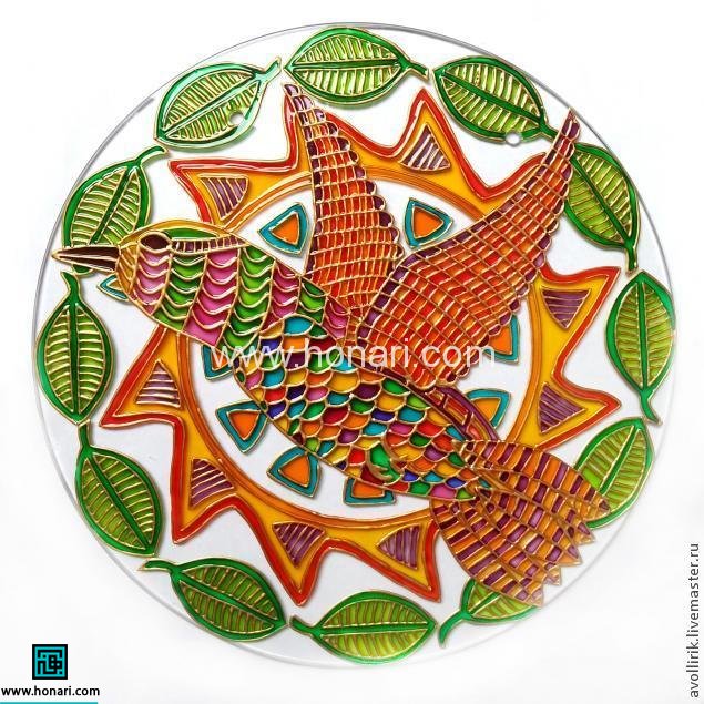 آموزش تابلوی آویز پرنده با ویترای