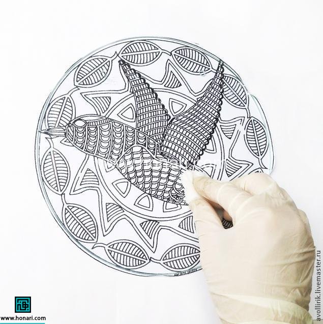 آموزش تابلوی آویز پرنده با ویترای