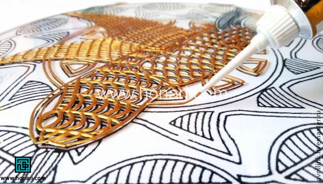 آموزش تابلوی آویز پرنده با ویترای