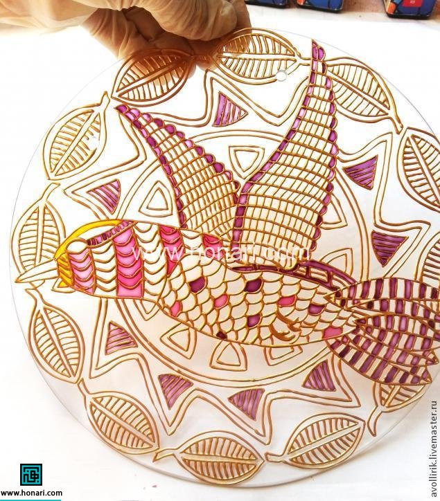 آموزش تابلوی آویز پرنده با ویترای