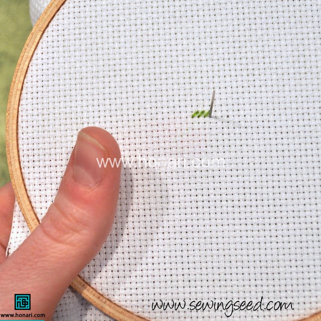 آموزش شماره دوزی روی تور