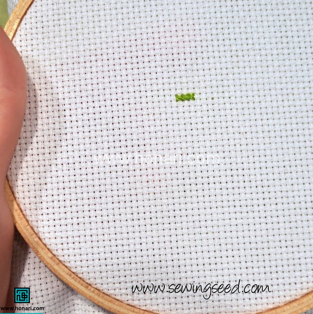 عکس شماره دوزی روی پارچه معمولی