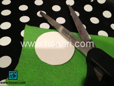 ساخت گیره مو به شکل هندوانه