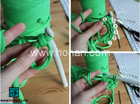 آموزش بافتنی با کاموا تریکو