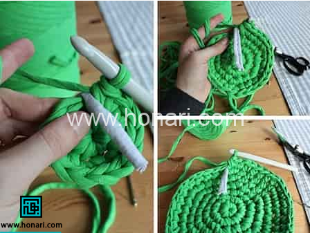 آموزش بافتنی با کاموا تریکو