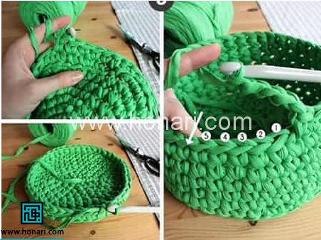 آموزش بافتنی با کاموا تریکو