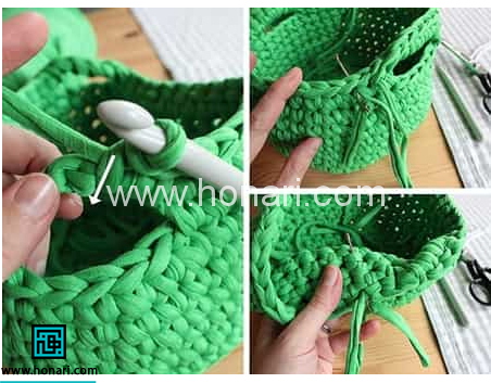 آموزش بافتنی با کاموا تریکو