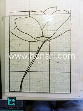 شیشه های رنگی