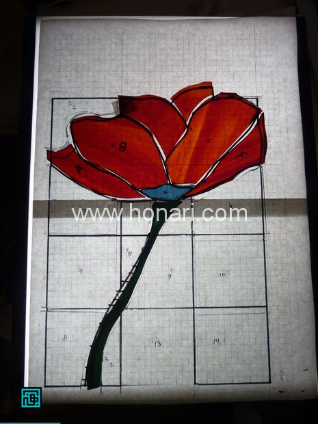 شیشه های رنگی