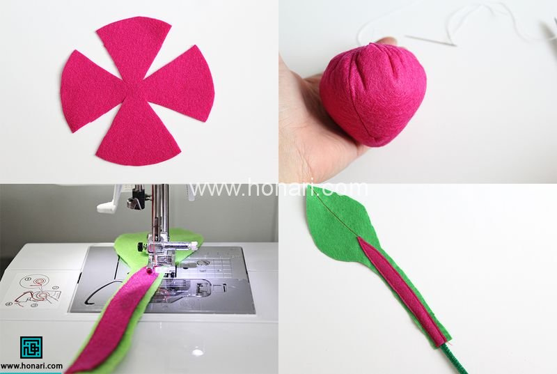 کاردستی با نمد