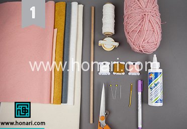 پرچم نمدی طرح قارچ 7