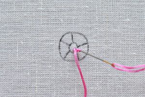 آموزش گلدوزی گل