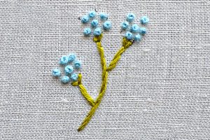 گلدوزی طرح گل