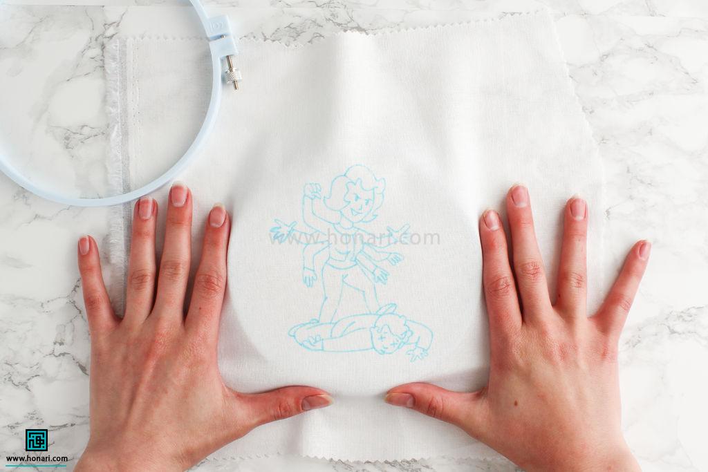 کار با کارگاه گلدوزی