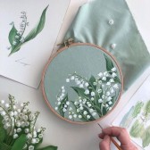 نمونه‌کار آموزش نقاشی روی پارچه