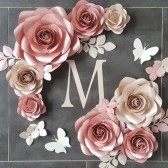 نمونه‌کار آموزش گل دکوراتیو کاغذی با مقوا