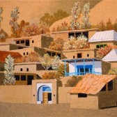 نمونه‌کار آموزش نقاشی روی کاهگل