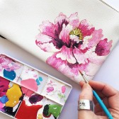 نمونه‌کار آموزش نقاشی روی پارچه