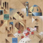 نمونه‌کار آموزش نقاشی روی کاهگل