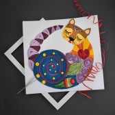 نمونه‌کار آموزش ملیله کاغذی (کوئیلینگ)