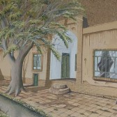 نمونه‌کار آموزش نقاشی روی کاهگل