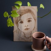 نمونه‌کار آموزش سوخته نگاری روی چوب