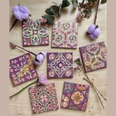 نمونه‌کار آموزش نقاشی روی کاشی