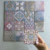 نمونه‌کار آموزش نقاشی روی کاشی