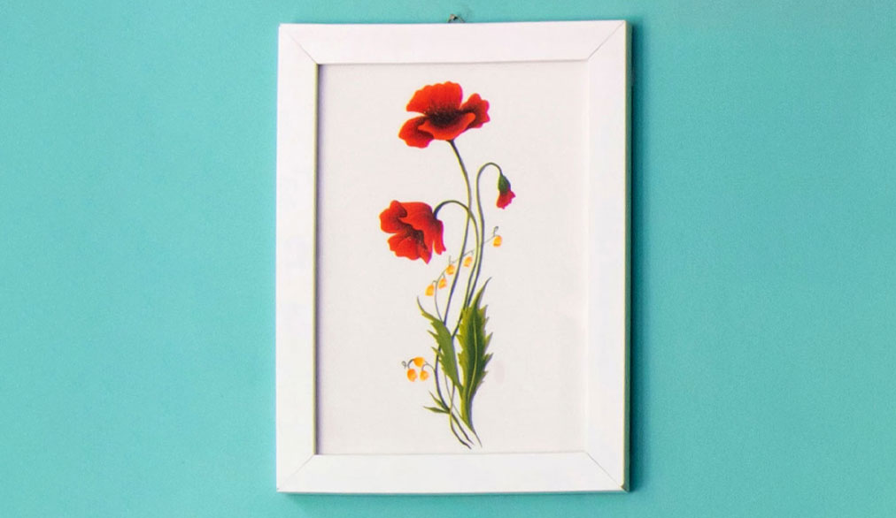 آموزش نقاشی روی پارچه