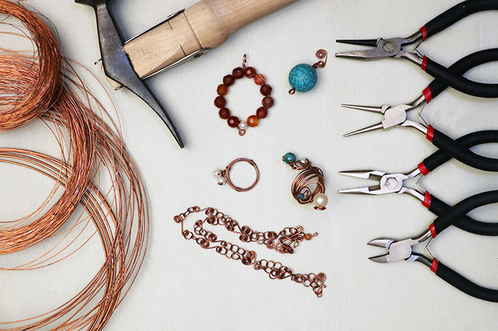 آموزش ساخت زیورآلات مفتولی دست ساز