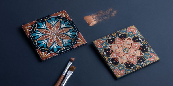 آموزش نقاشی روی کاشی