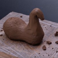 جلسه سوم : آموزش ساخت بدن حیوان سفالی